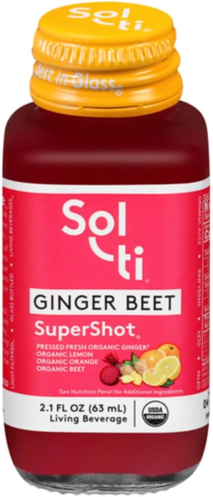 Sol-ti, Organic Ginger Beet Supershot, 2.1 FZ
