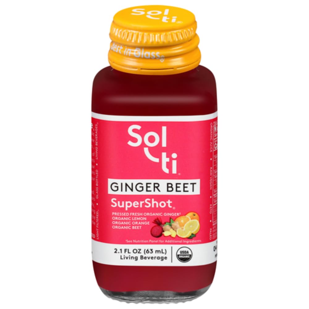 Sol-ti Organic Ginger Beet SuperShot Sports Recovery