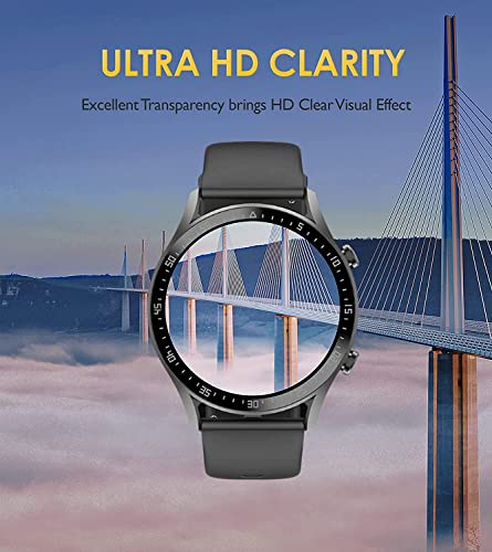 Image of Screen Protector Guard For NOISEFIT FORCE RUGGED (1.32 inch) Smartwatch (2 Pack) - Noise fit smart watch accessories, Unbreakable Hydrogel TPU Film [ Not A Tempered Glass]