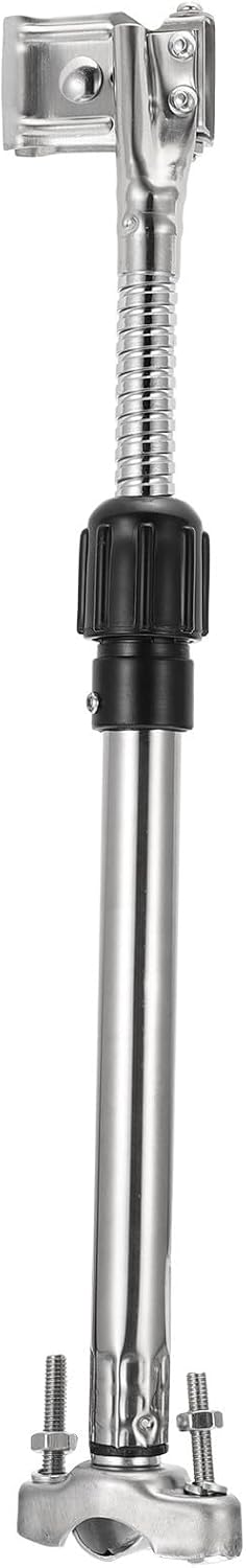 Adjustable Umbrella Holder for Trolley and Walker, Thickened Steel Tube Frame with Easy Installation and Height Adjustable Stem, Silver Abs and Stainless Steel Umbrella Stand