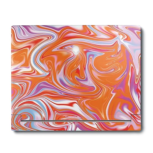 Image of MightySkins Skin Compatible with Alienware X16 R1 (2023) Full Wrap Kit - Orange Swirl | Protective, Durable, and Unique Vinyl Decal wrap Cover | Easy to Apply & Change Styles | Made in The USA