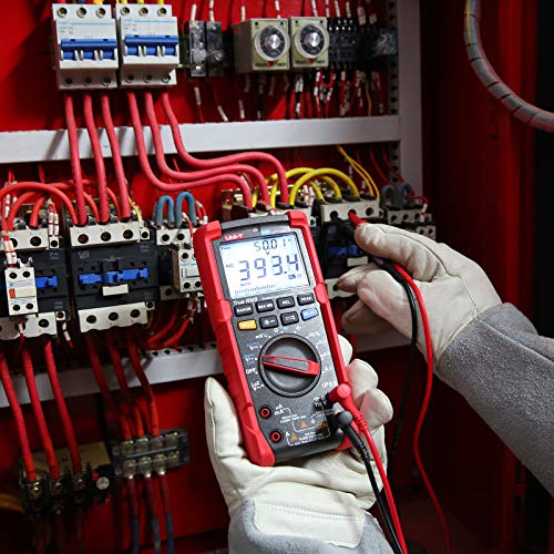 Image of UNI-T Industrial Digital Multimeter UT195DS (IP65, 2M Drop Test) True RMS 6000 Counts AC DC Voltage Current LOZ ACV Resistance Capacitance Frequency Duty Cycle Diode Continuity Test Auto /Manual Range
