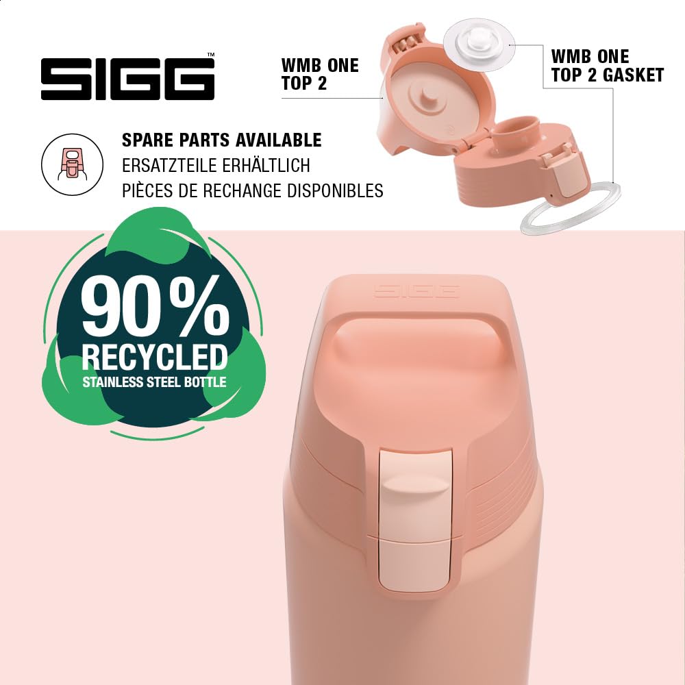Sigg Shield One Shy Pink 8992.1 Butelka do Picia, Różowy, 0.75 l