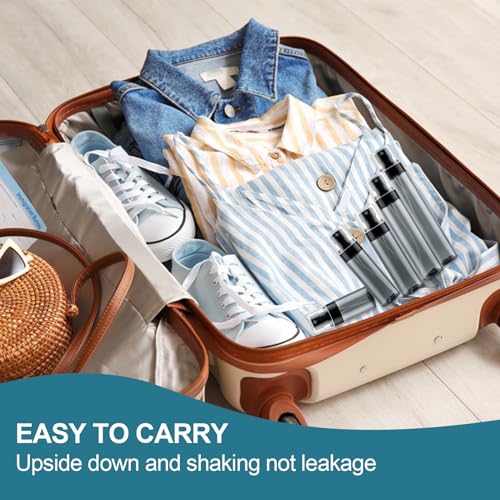 starfa lab Spray Bottle, 5 Pack Fine Mist Spray Bottle, Plastic Mini Spray Size Bottle Leak Proof for Travel Skincare Water Cosmetics Toners (30ml/60ml/80ml/100ml/120ml) - Image 7