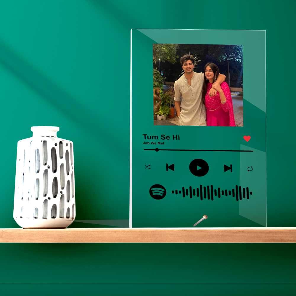 Precious Arts Gifts Personalised Spotify Plaque Scanable Code Acrylic Rectangular Photo Frame with Steel Detachable Stand (6x9 Inch Transparent) (B0CM15FJ9J) Amazon Price History, Amazon Price Tracker