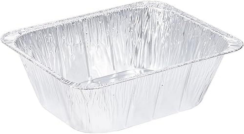 Durable Packaging Aluminum Steam Table Pans, Half-Size Extra Deep-195 Oz., 4.19" Deep, 10.31 X 12.69, 100/carton