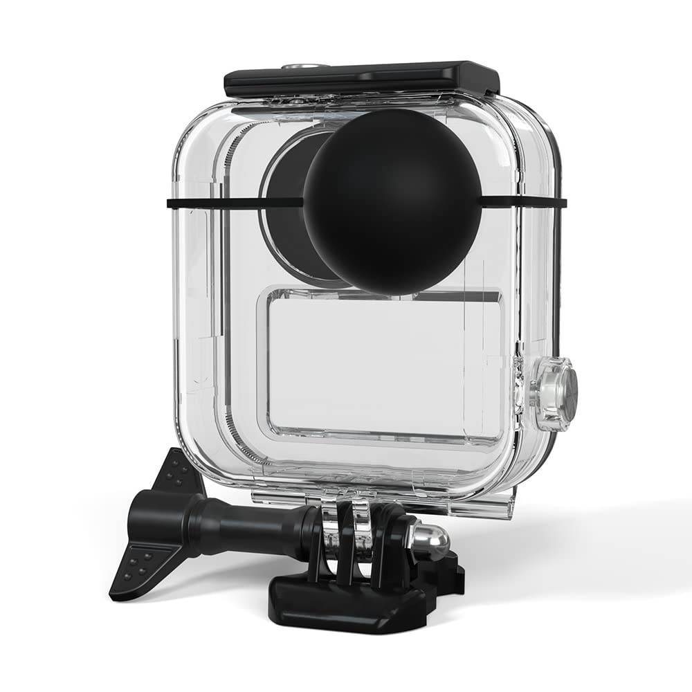 FitStill 147FT/45M wasserdichtes Tauchgehäuse für Go Pro MAX 2025, Unterwasser-Schutzhülle mit Halterung, Max 2025 Zubehör, Nicht kompatibel mit Go Pro MAX 360