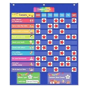 EAMAY Responsibility Pocket Chart |...