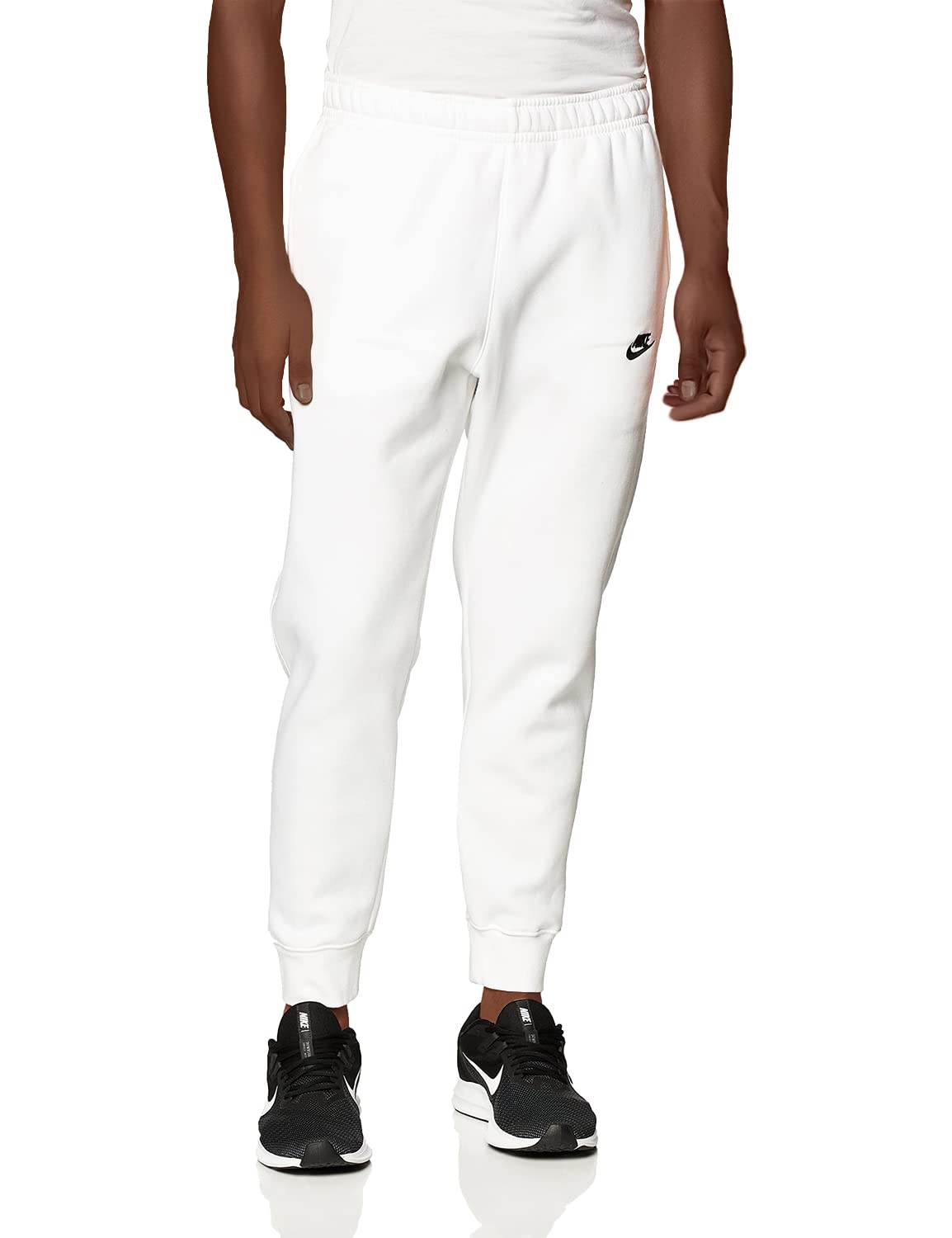 Nike BV2671-100 Sportswear Club Fleece Pants Men's WHITE/WHITE/BLACK Size 3XL