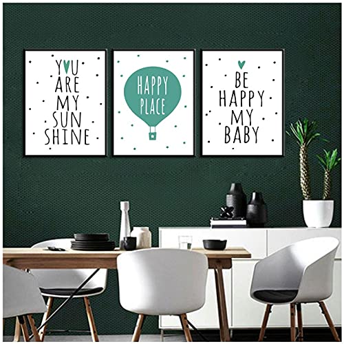 Affiche scandinave enfant pour chambre de bébé - Cadre déco salon nordique