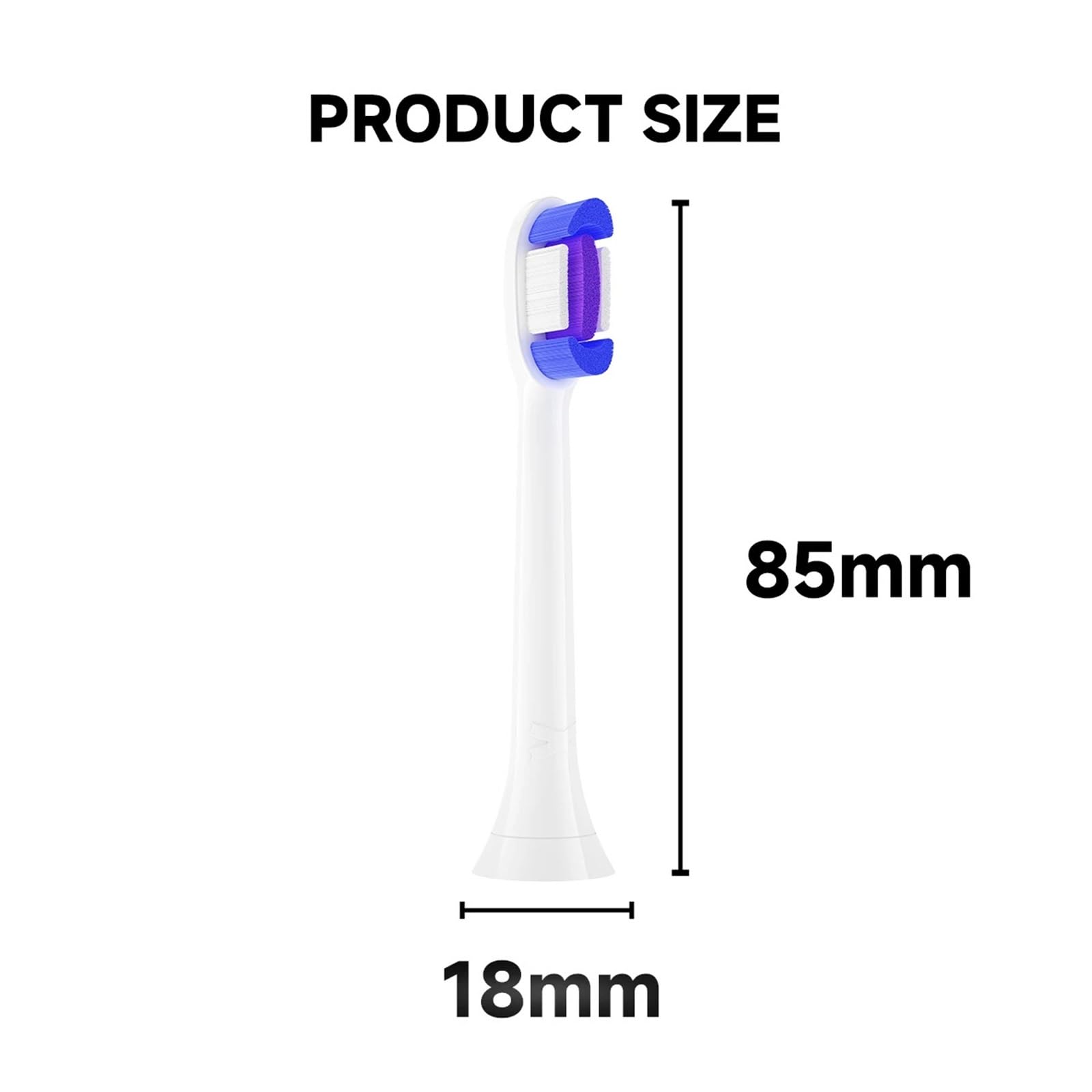 Cabezales adultos, compatible con Philips, 4-20PCS | Recambios de cabezal de plástico para adultos, para uso diario y como repuesto de reserva(20HB130A)