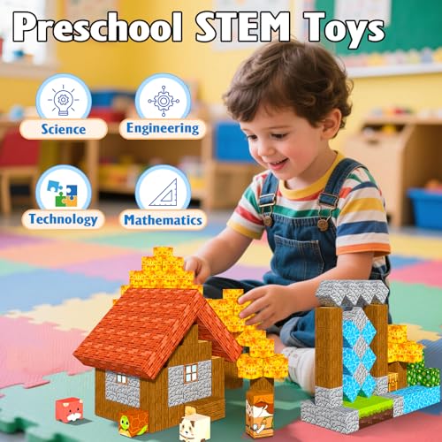 50% Off Payleeg Magnetic Blocks STEM Toys for Kids Ages 3+ - Image 2