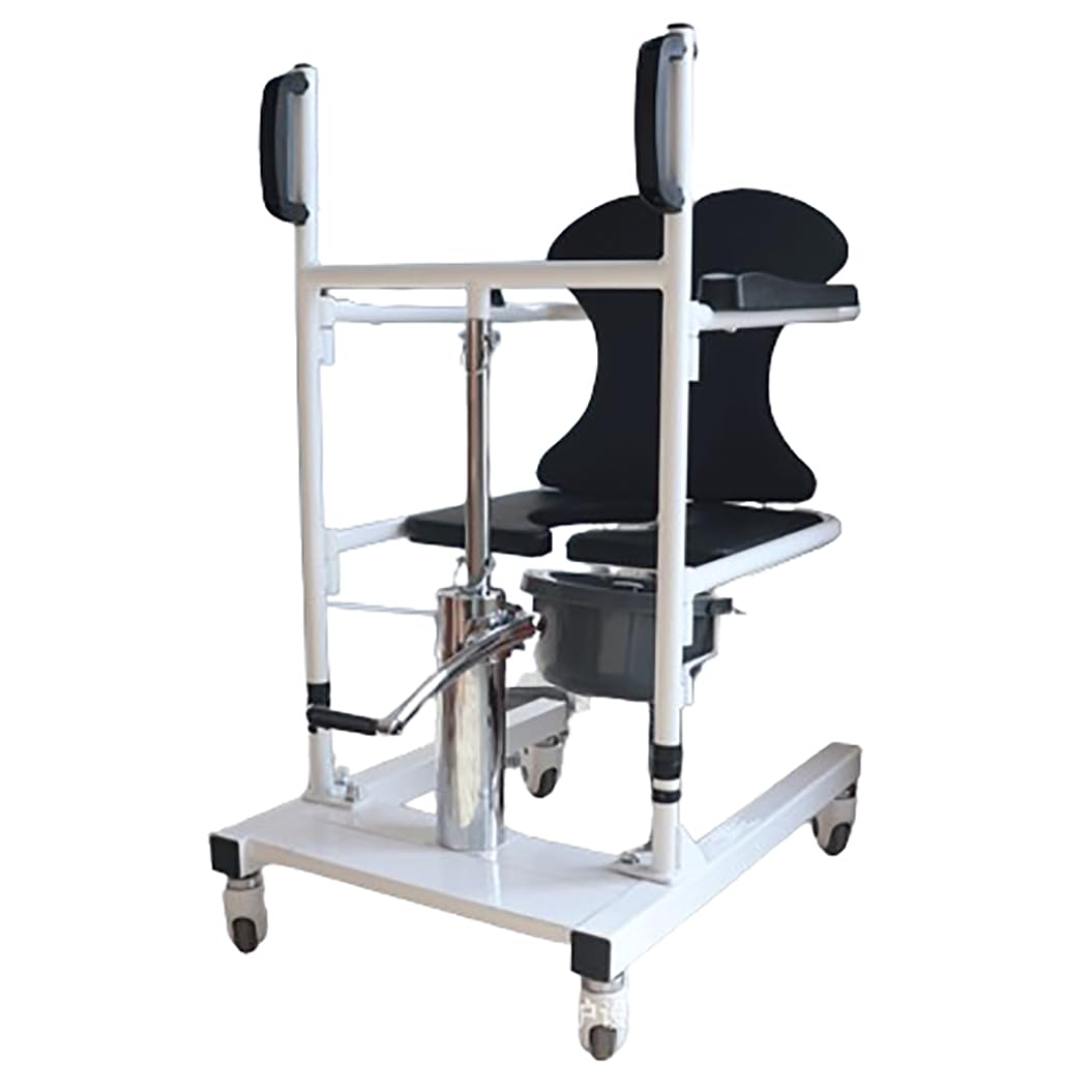 Elevador de pacientes hidráulico,gruas para personas mayore,Silla de transferencia con elevación hidráulica para pacientes,grua enfermos A