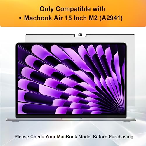 Mamol Magnetic Privacy Screen for MacBook Air 15 Inch (2023-2026, M2-M5) - Image 2