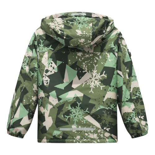 Image of Kid's Ski Jacket Winter Coat Boy's and Girl's Snowboarding Jackets | Kids Ski Jacket | Windproof, Waterproof, Insulated | Removable Hood, Zipper Pockets | Snowboarding Coat for Boys and Girls