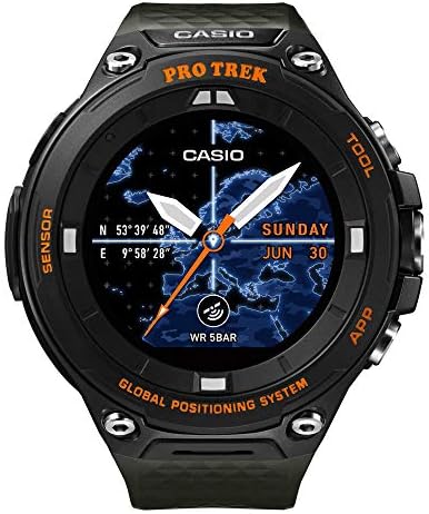 Casio Men's PRO TREK Stainless Steel Quartz Watch with Resin Strap
