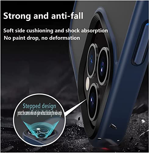 Coque iPhone 13 Pro Max grise premium avec bouton métal chic - 2