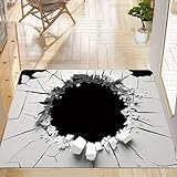 acsewater Alfombra 3D Felpudo Exterior Pelo De Cristal Impermeable Duradero para Terraza Jardín Patio Y Entrada De Garaje