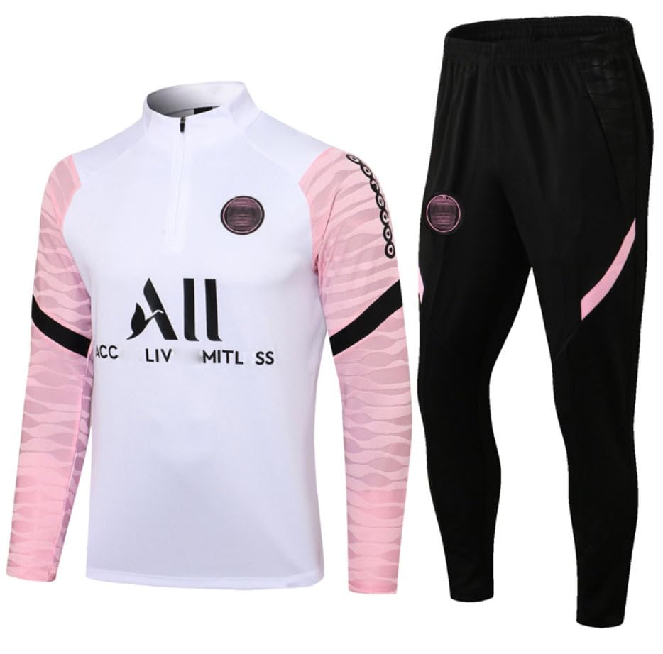 Generisch Jersey Trainingsanzug Langarm Jacke Frühling und Herbst Jacke Fußballuniform Herren Damen