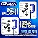 CARVALAX 10-Piece Ball Joint Press Kit, Ball Joint Removal Tool Kit w/Universal Adapters and Sockets for Most 2WD/4WD Cars, Trucks and SUVs