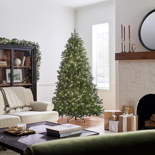 National Tree Company 7 ft Pre-Lit Downswept Douglas Fir Artificial Christmas Tree, 700 Clear Lights, 1,539 Tips, Includes Stand, Green by National Tree Company - Image 4