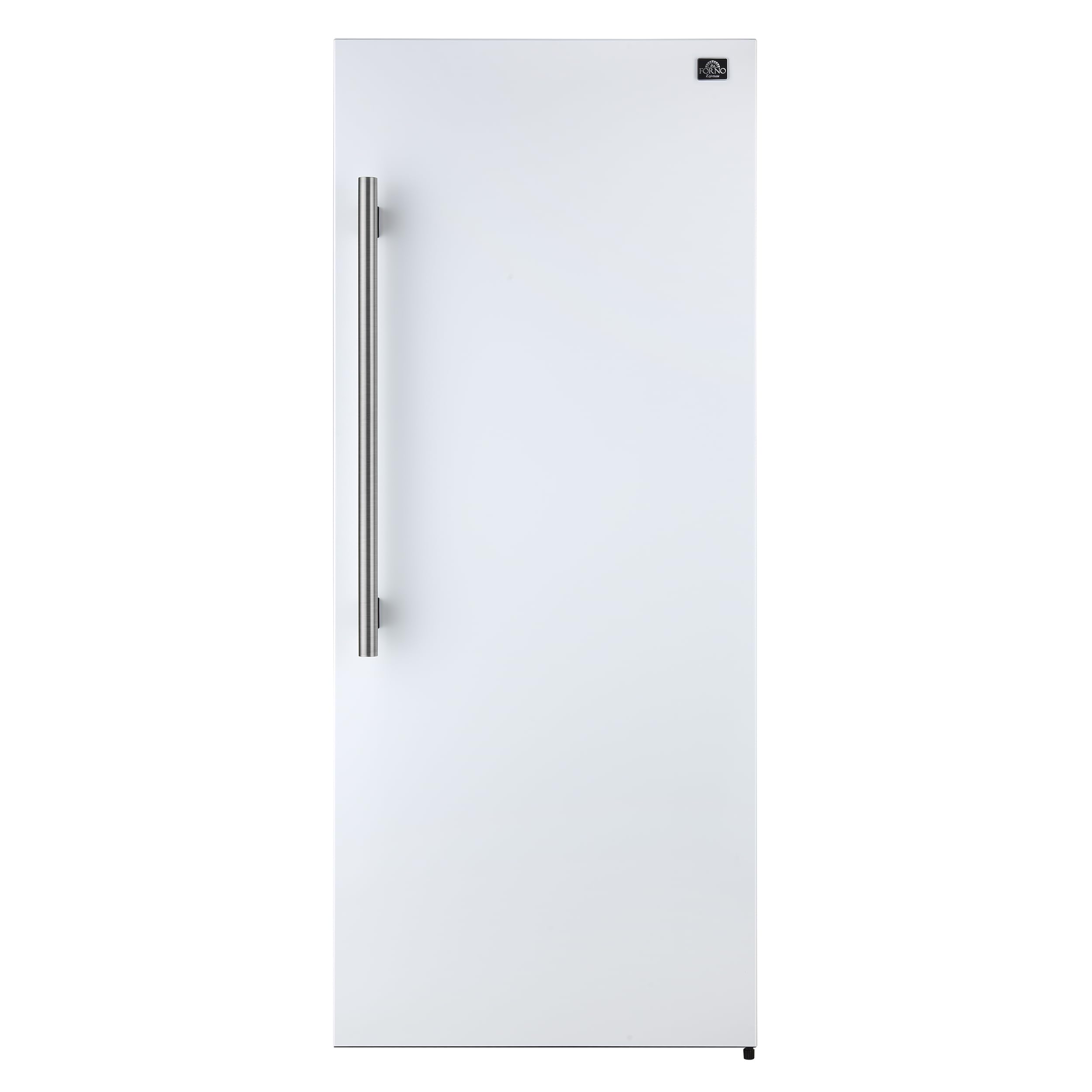 Forno Maderno 28" Convertible Upright Freezer/Refrigerator, 13.6 Cu.Ft., Energy Efficient Storage With Both Stainless Steel Or Antique Brass Handle, Right Swing Door - White on Fridge.com - View 1