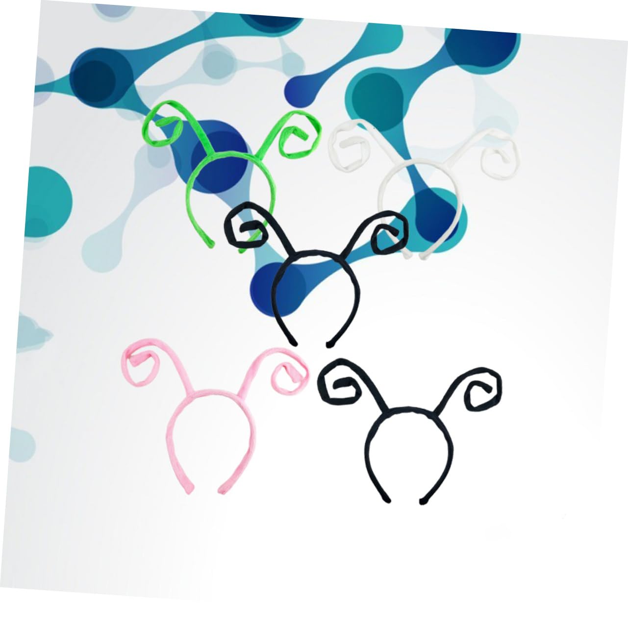 FRCOLOR 3 Juegos De Diademas Con Antena Única Para El Cabello Elegantes Diademas Para Damas Para El Cabello Y La Cabeza 5 Piezas X 3