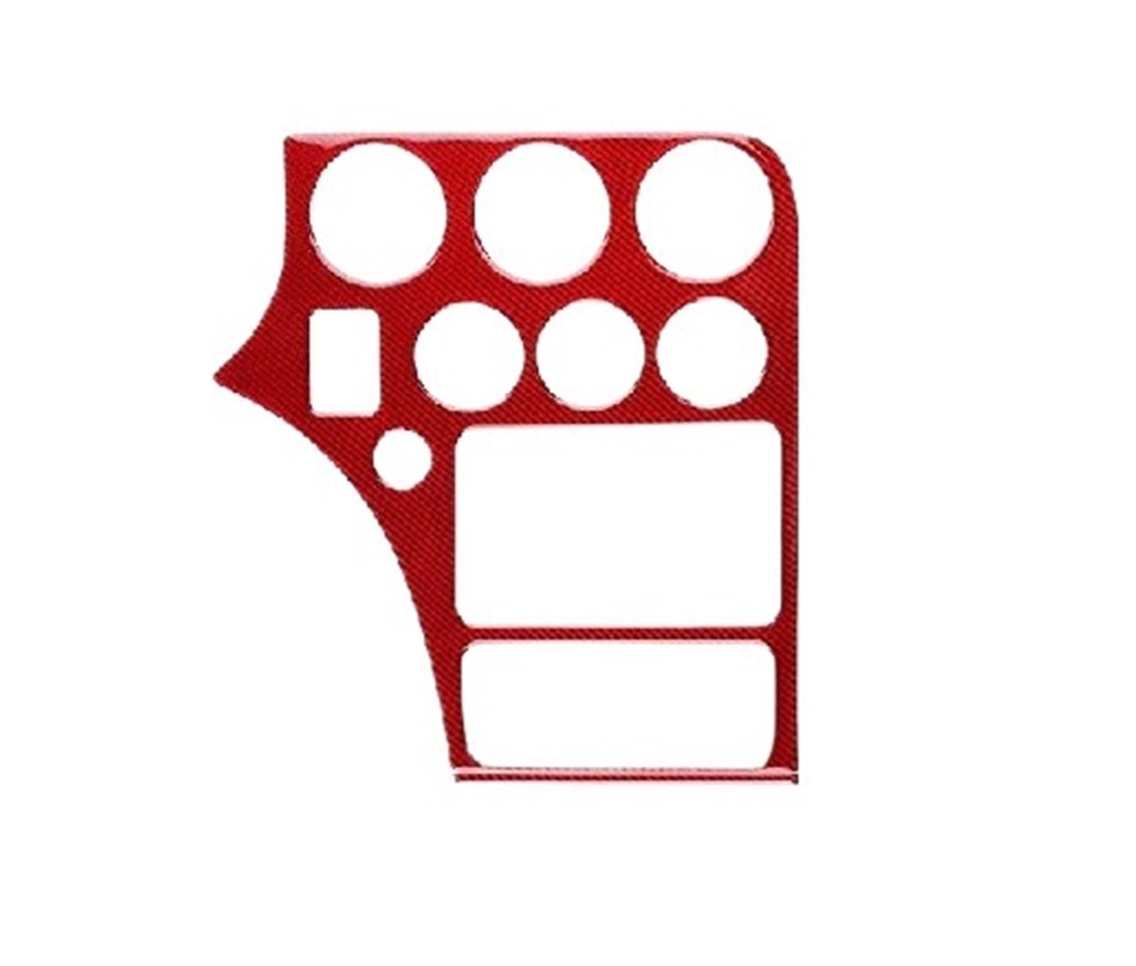 LHD RHD Car Center Console Panel Frame Trim Sticker for Alfa for Romeo 159 2005-2023 OOPUHKSY(for LHD Red)