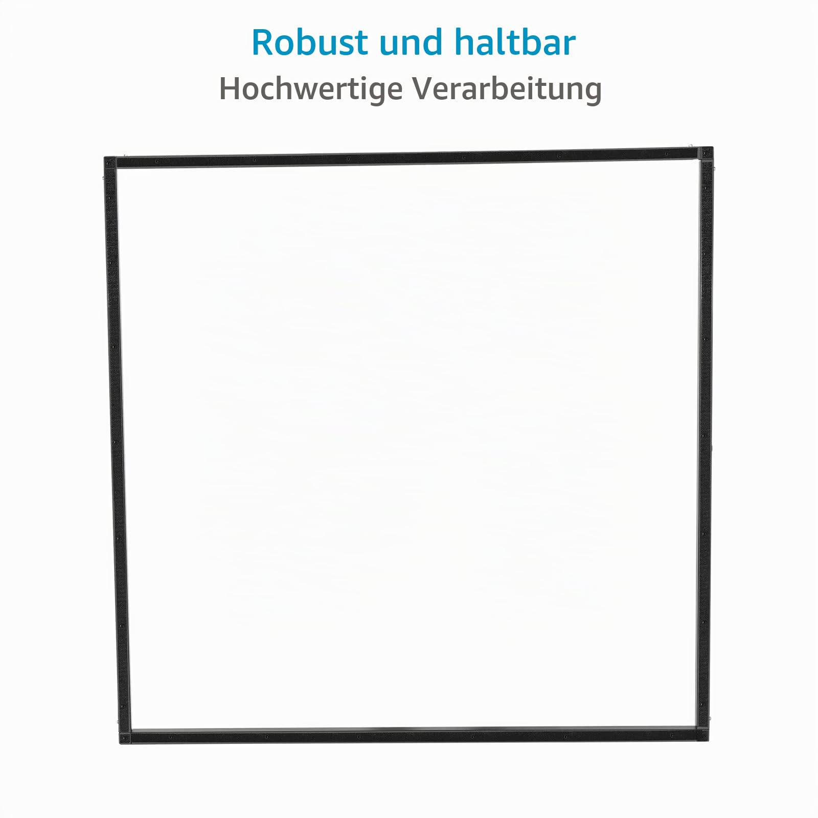 Proaim Framax 4' × 4' Scrim-Rahmen-Set für Foto- & Videoproduktion | 4' × 4' Scrim-Rahmen mit Aluminiumrohren und Eckverbindern für Diffusion, Reflexion und Lichtkontrolle