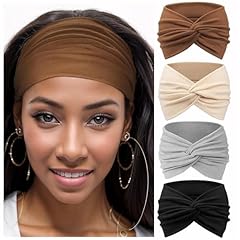 4 Pack Solid Color: Brown/Beige/Grey/Black