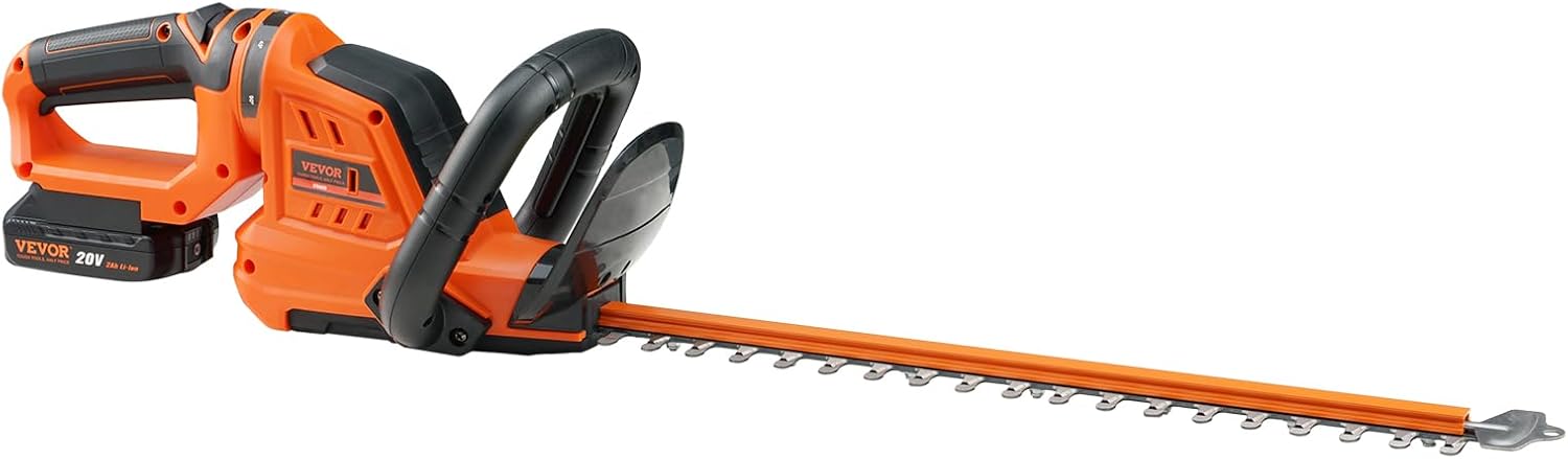 Cordless Hedge Trimmer Kit with 18-inch blade, 20V, 2.0Ah + charger