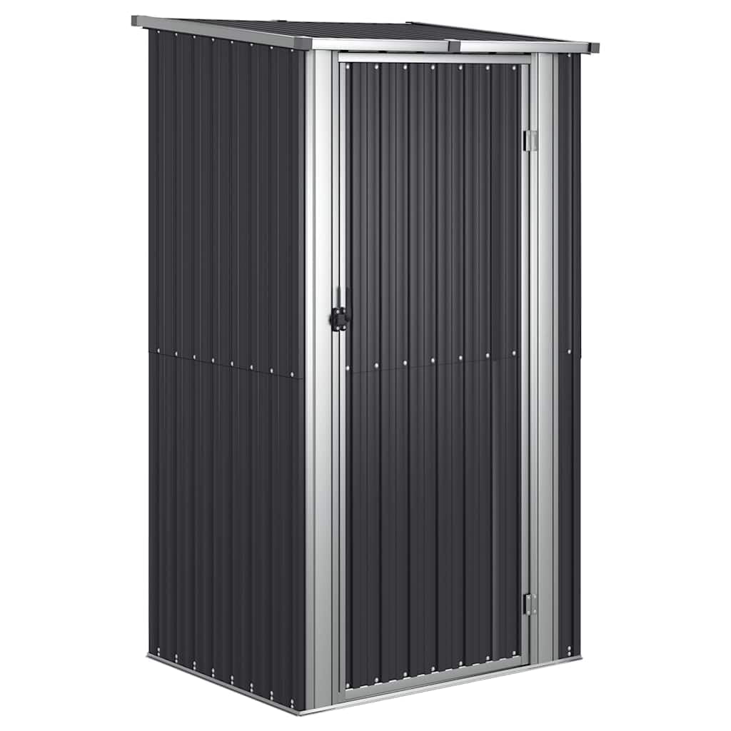 Photo 1 of ***STOCK PHOTO FOR REFERENCE ONLY **vidaXL Storage Shed - Galvanized Steel Anthracite Garage Tool House - Lockable Door - Weatherproof Garden Shelter