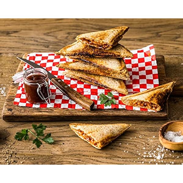 ROMMELSBACHER Sandwich Maker ST 1800 – 4 XL smörgåsar, non-stick beläggning, 15 minuters timer, automatisk avstängning, cool touch-hölje, 1 800 watt, skiffergrå