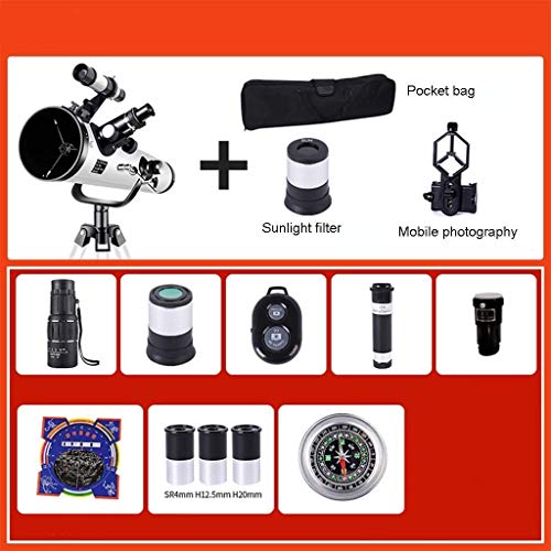 SEESEE.U Tragbares Refraktor-Teleskop, Teleskope für die Astronomie von Erwachsenen, Teleskop für Kinder und Anfänger… – Bild 3