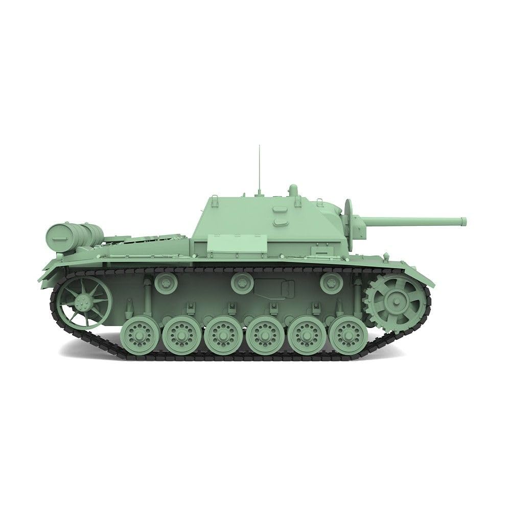 MRY-SFW Char de l'armée non peint 1/35 kit de modèle militaire destructeur de char soviétique su-76i