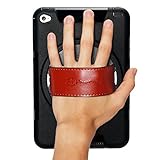 SUPFIVES case for iPad Mini 4,360 Rotation Kid Fun Play Armor Case, Heavy Duty Dual Protective Back Cover Rugged Case with Kickstand and Leather Hand Strap for Business and kids (Black)