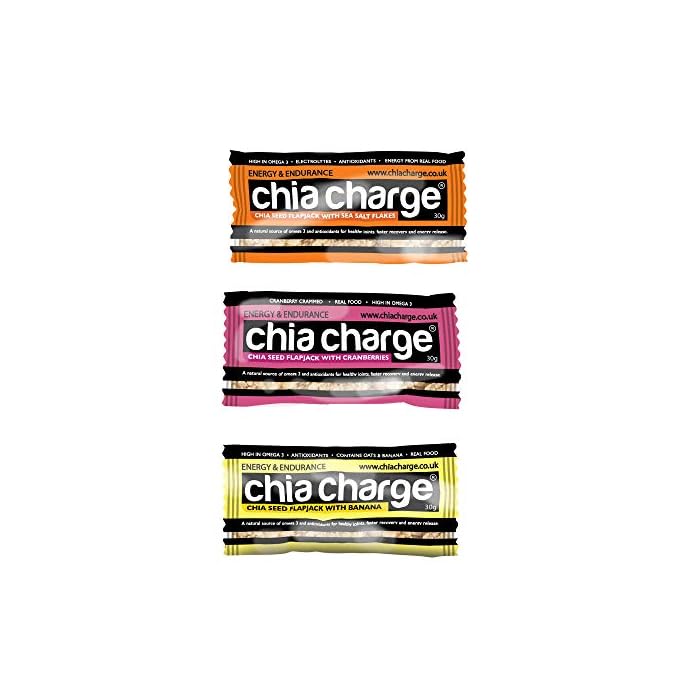 Chia Charge Peanut Butter Flapjacks 10 + 2 Free - Energy Bars - Image 6