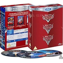 Cars 3-Movie Collection Cars / Cars 2 / Cars 3 Bonus Features [2006-2017] [Blu-ray] [Region Free]
