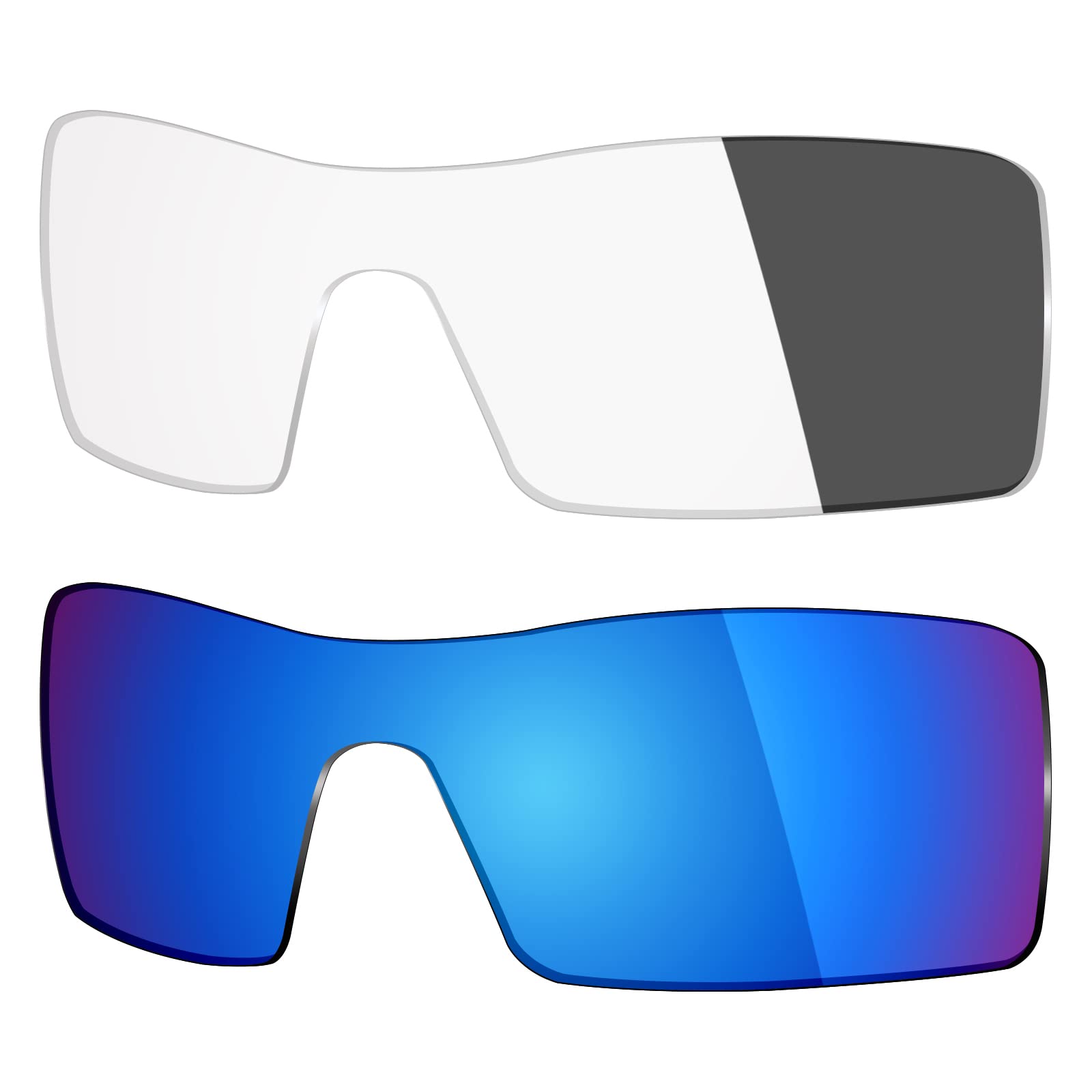 Mryok 2 Pair Polarized Replacement Lenses for Oakley Oil Rig Sunglass - Options