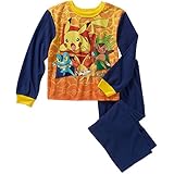 Pikachu Boys' Licensed Poly 2 Pc Pajama Sleepwear Set (4-5)