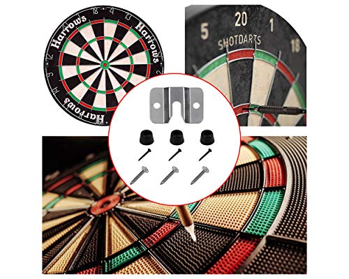 DS. DISTINCTIVE STYLE Dart Board Hanger Bracket 1 Set Dart Board Mounting Hardware for Hardware Kit Replacemen