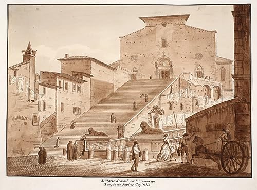Impression d'affiches d'art de l'église Santa Maria par Agostino Tofanelli en toile 60x90cm
