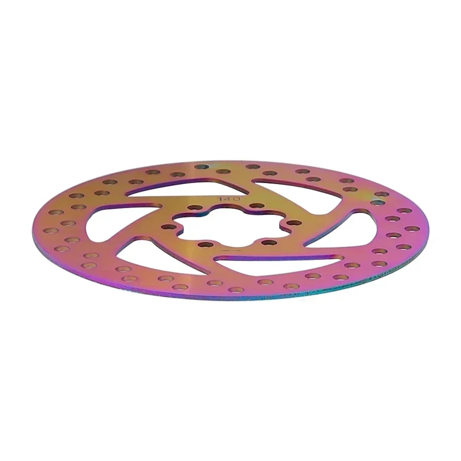Disque de Frein coloré for Scooter électrique KUK-irin G2 Pro/G2 Max, 140 mm, en Acier Inoxydable, avec 6 vis
