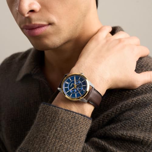 Image of Fossil Men's Watch, Pearson Multifunction Stainless Steel Watch for Men