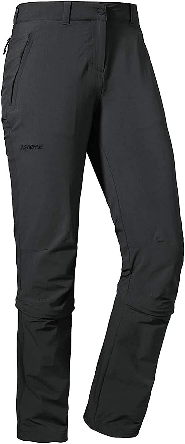 Schöffel Damen Pants Engadin1 Zip Off, elastische Damen Hose mit Zip-Off Funktion, kühlende und schnell trocknende Outdoor Hose für Frauen