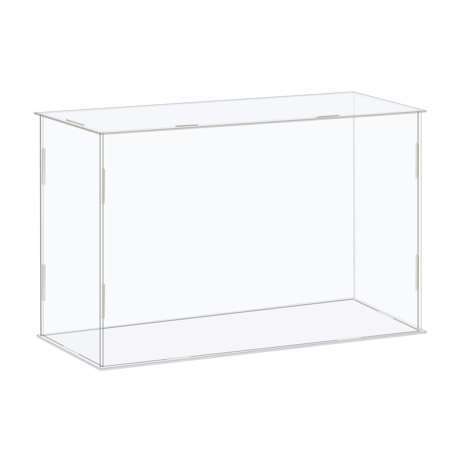 Muiltvoe Acrylic Display Case Box Clear Dustproof Protection Showcase 36x26x26cm for Collectibles Display