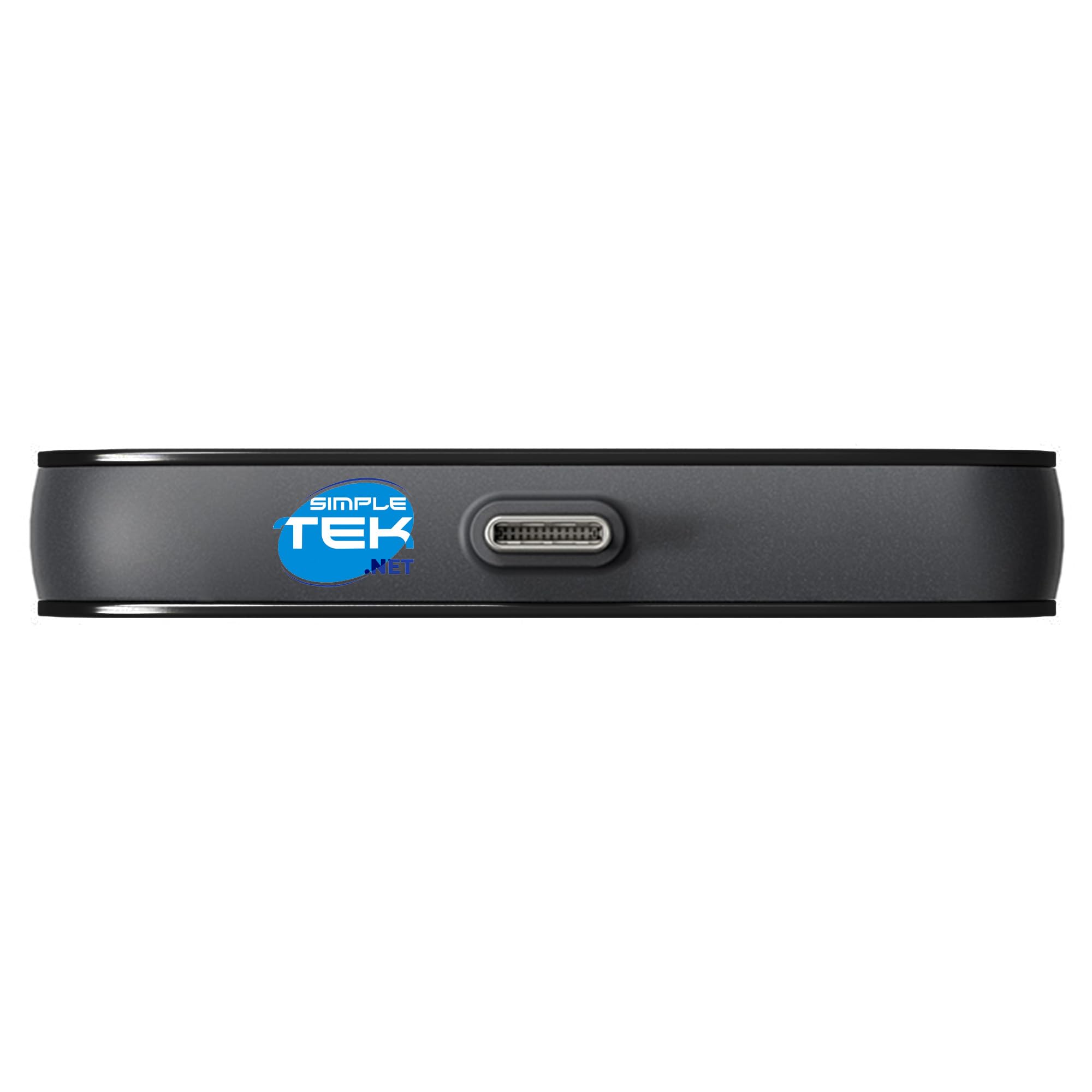 SIMPLETEK - Chiavetta USB SSD Portatile 2 TB ad Altissima Velocità (Nera) - Interfaccia USB 3.2 Gen 2 con Connettore USB-C
