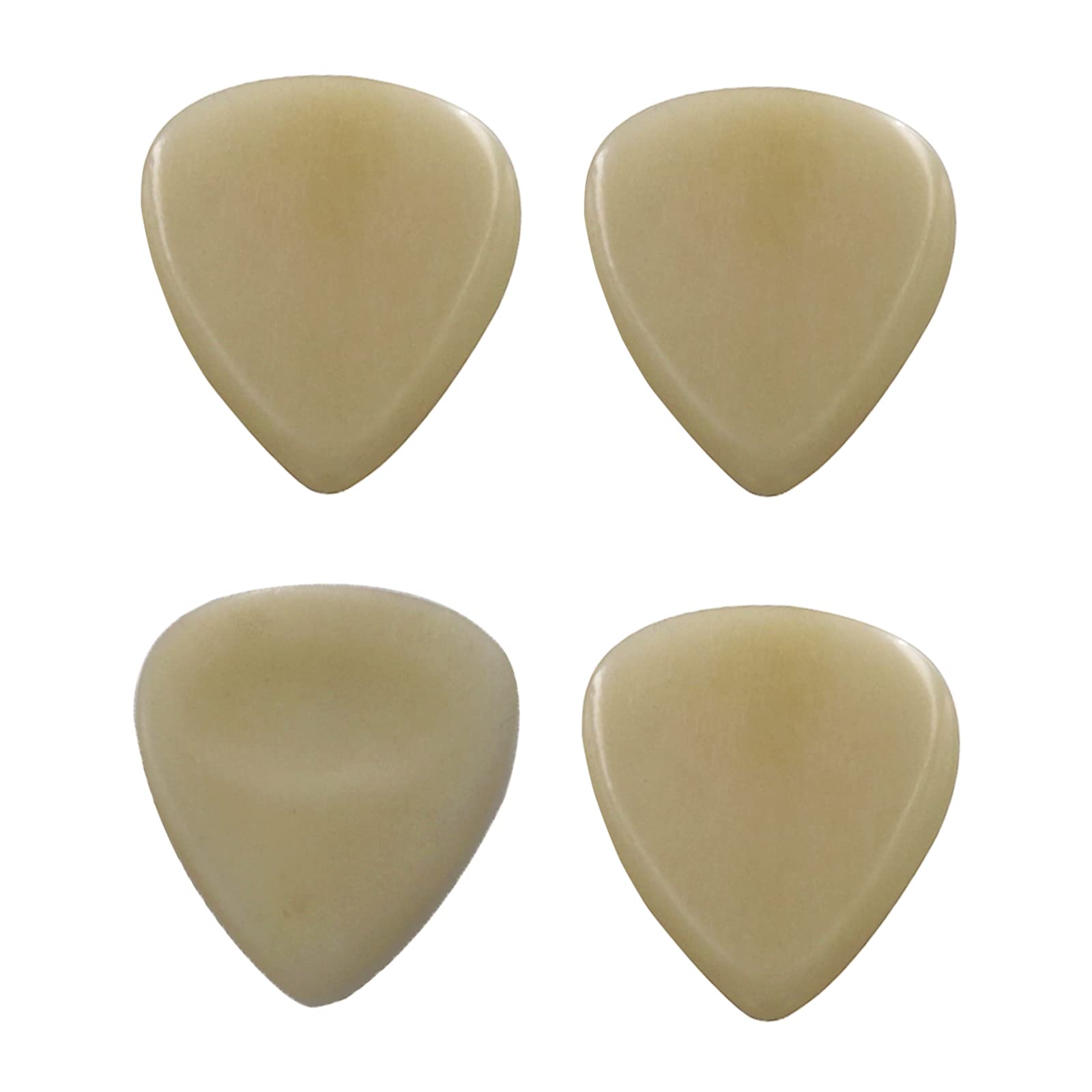 1 plettro per chitarra, 30 x 33 mm, in osso di bue, in tinta unita, per basso, chitarra elettrica, chitarra acustica, plettri per chitarra naturale