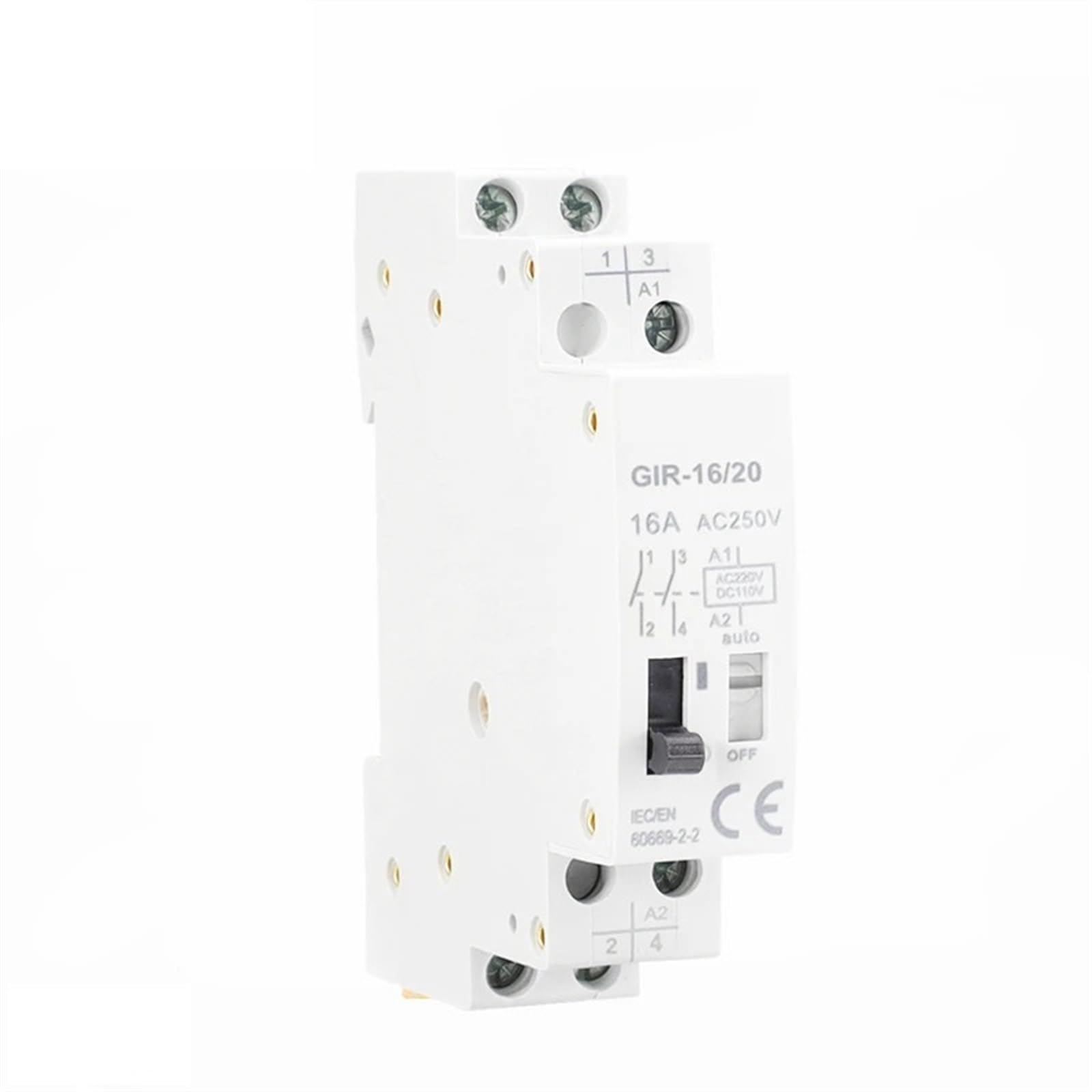 Relais 16A 230V AC bipolaire à double contact normalement ouvert - 7
