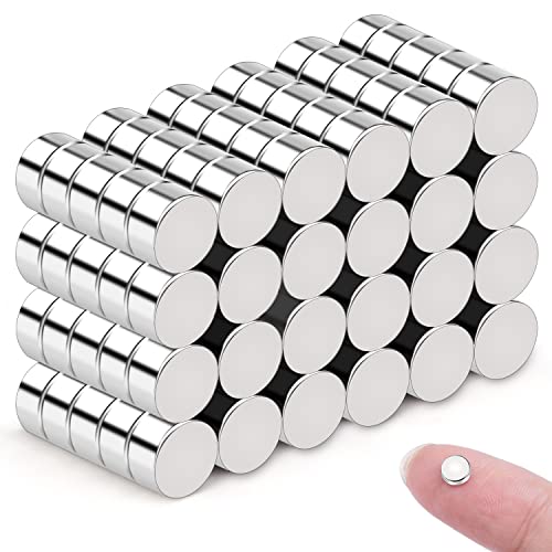 Image of DIYMAG Small Magnets, 120Pcs Mini Refrigerator Magnet for Crafts, Multi-Use Small Strong Round Fridge Magnets,Whiteboard, Billboard, Push Pin, Map Magnet
